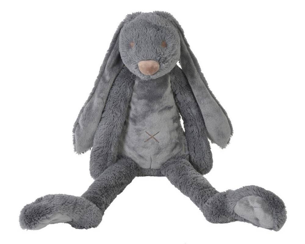 Big Deep Grey Rabbit Richie 58 cm
