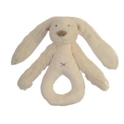 Beige Rabbit Richie Rattle 18 cm