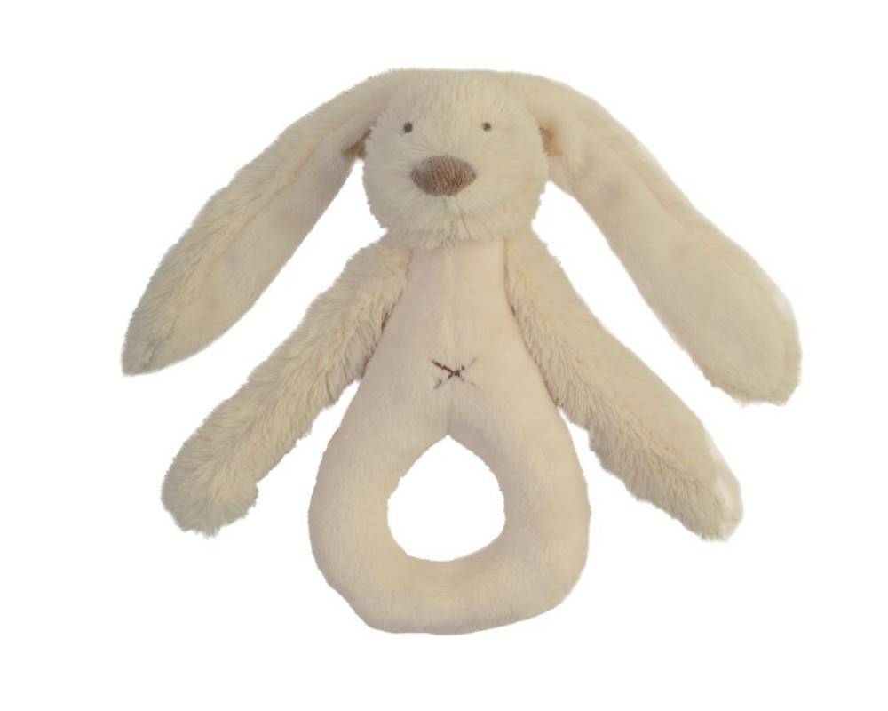 Beige Rabbit Richie Rattle 18 cm