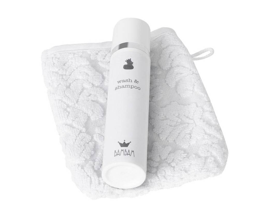 Caja regalo baño  manopla shampoo