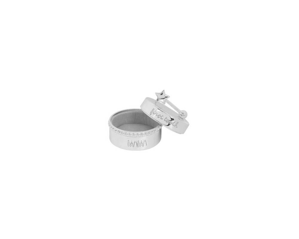 Silver Plated Tooth Box