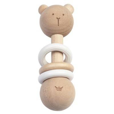 Eco Friendly Wooden Bear Rattle