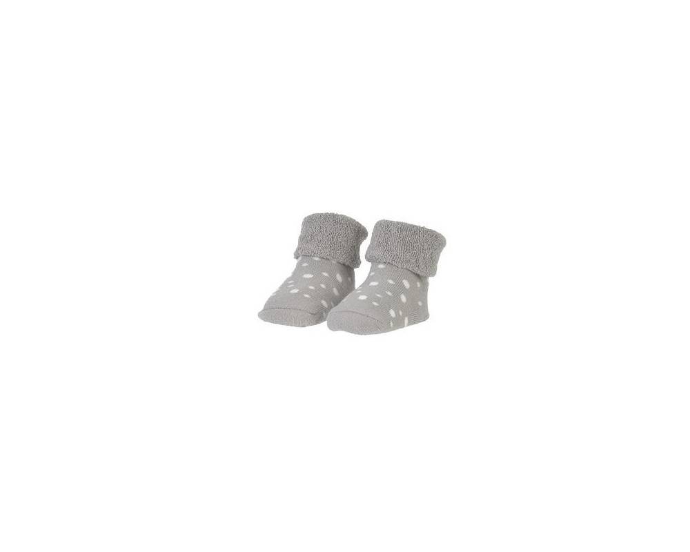 Organic Socks Grey with Dots