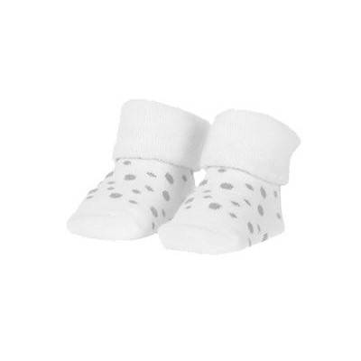 Organic Socks White with Dots