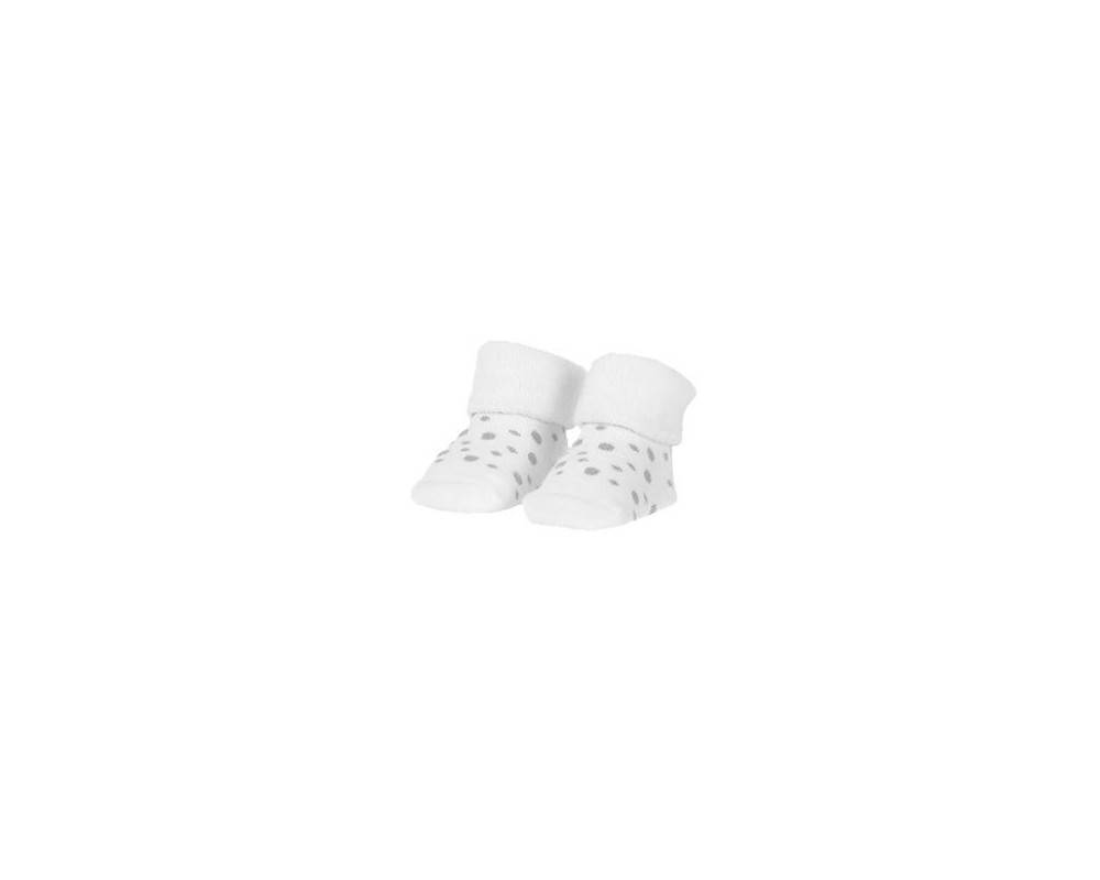 Organic Socks White with Dots