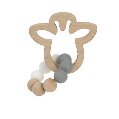 Eco Friendly Wooden Giraffe Teether