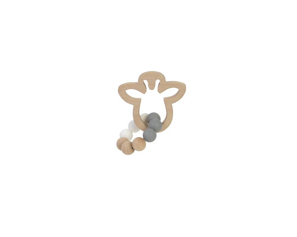 Eco Friendly Wooden Giraffe Teether
