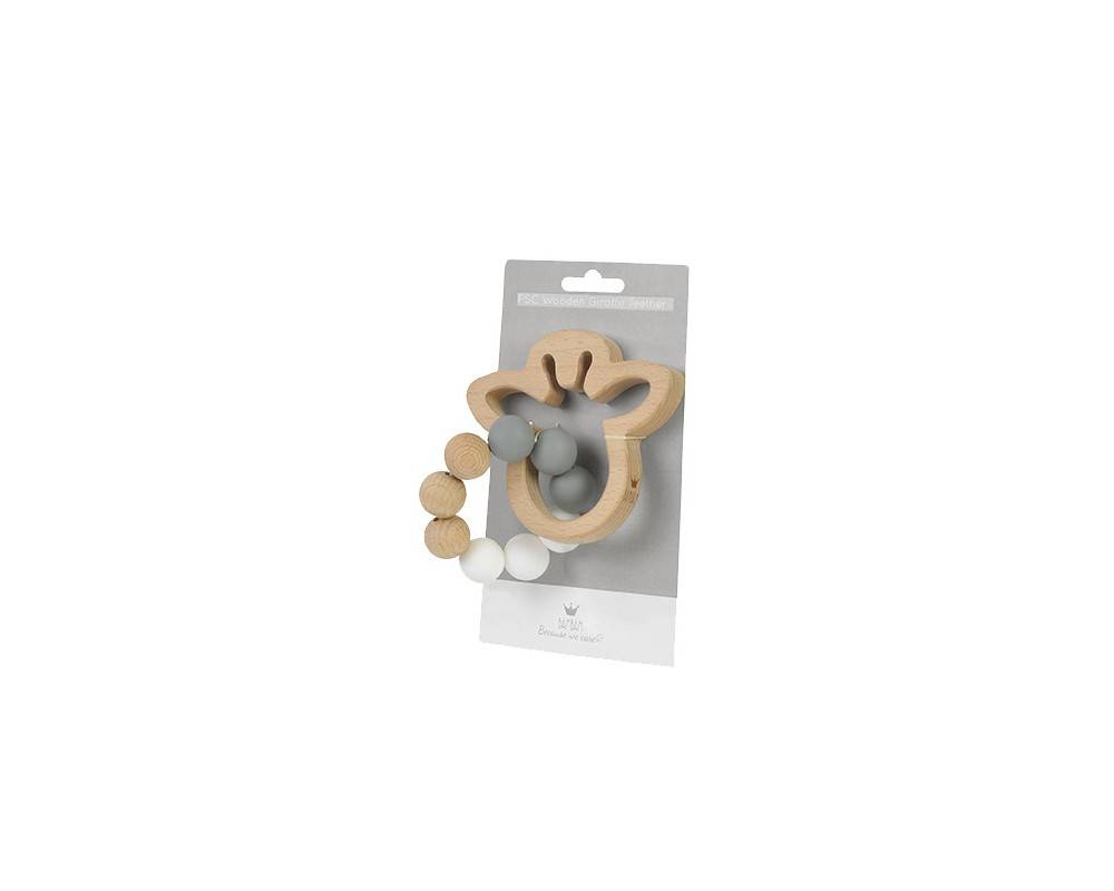 Eco Friendly Wooden Giraffe Teether