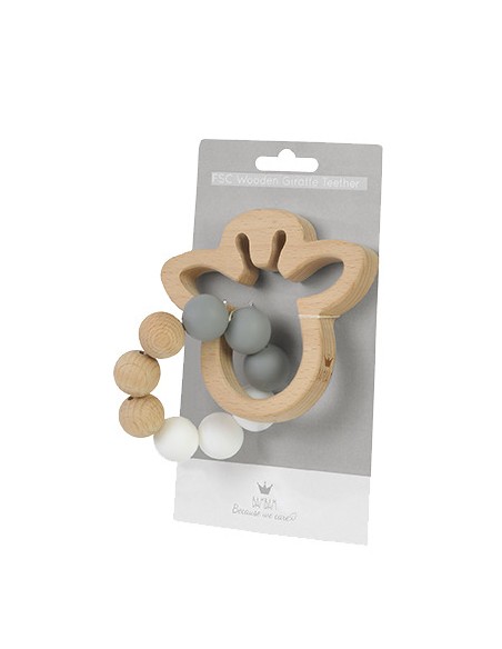 Eco Friendly Wooden Giraffe Teether