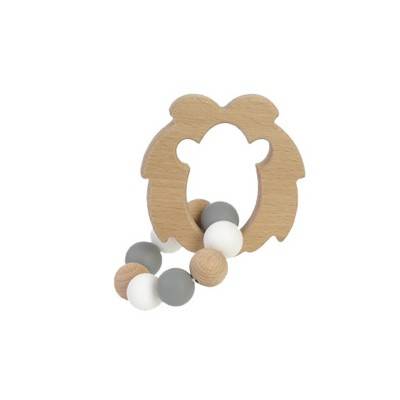Eco Friendly Wooden Lion Teether