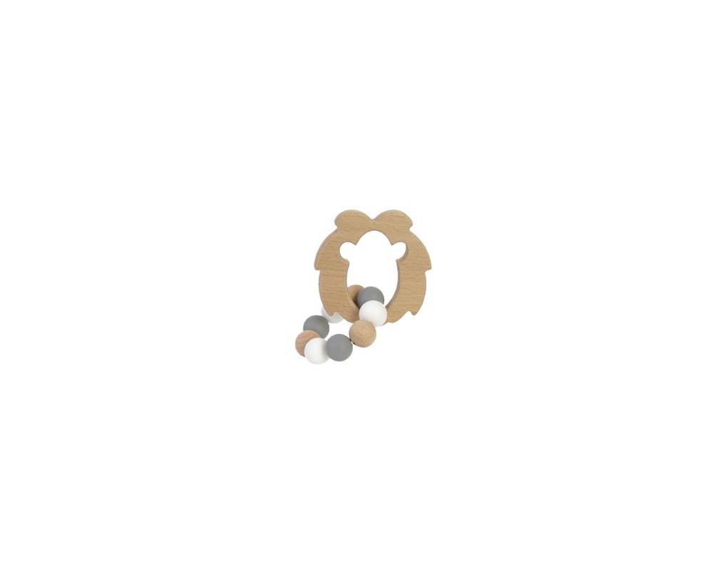 Eco Friendly Wooden Lion Teether