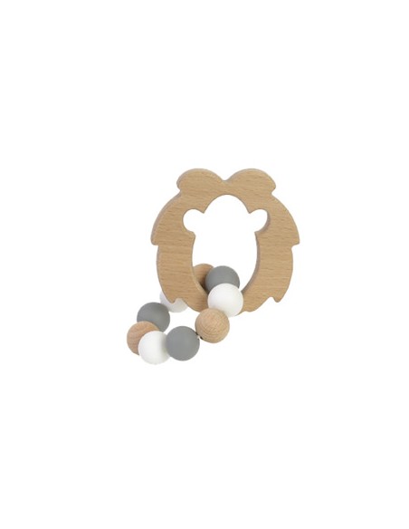 Eco Friendly Wooden Lion Teether
