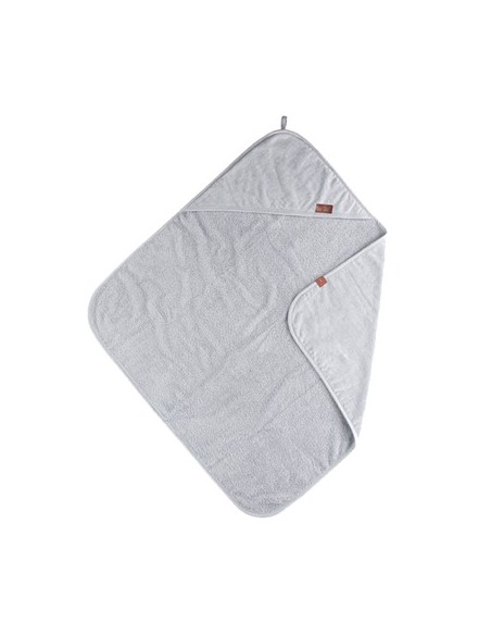 Organic Hooded Towel Grey