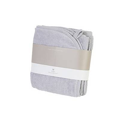 Organic Hooded Towel Grey 2