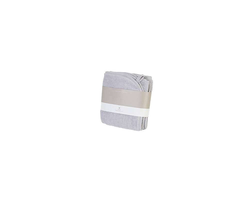 Organic Hooded Towel Grey