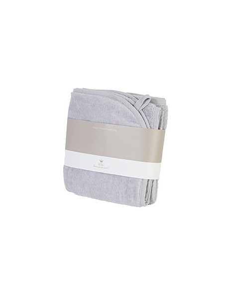 Organic Hooded Towel Grey
