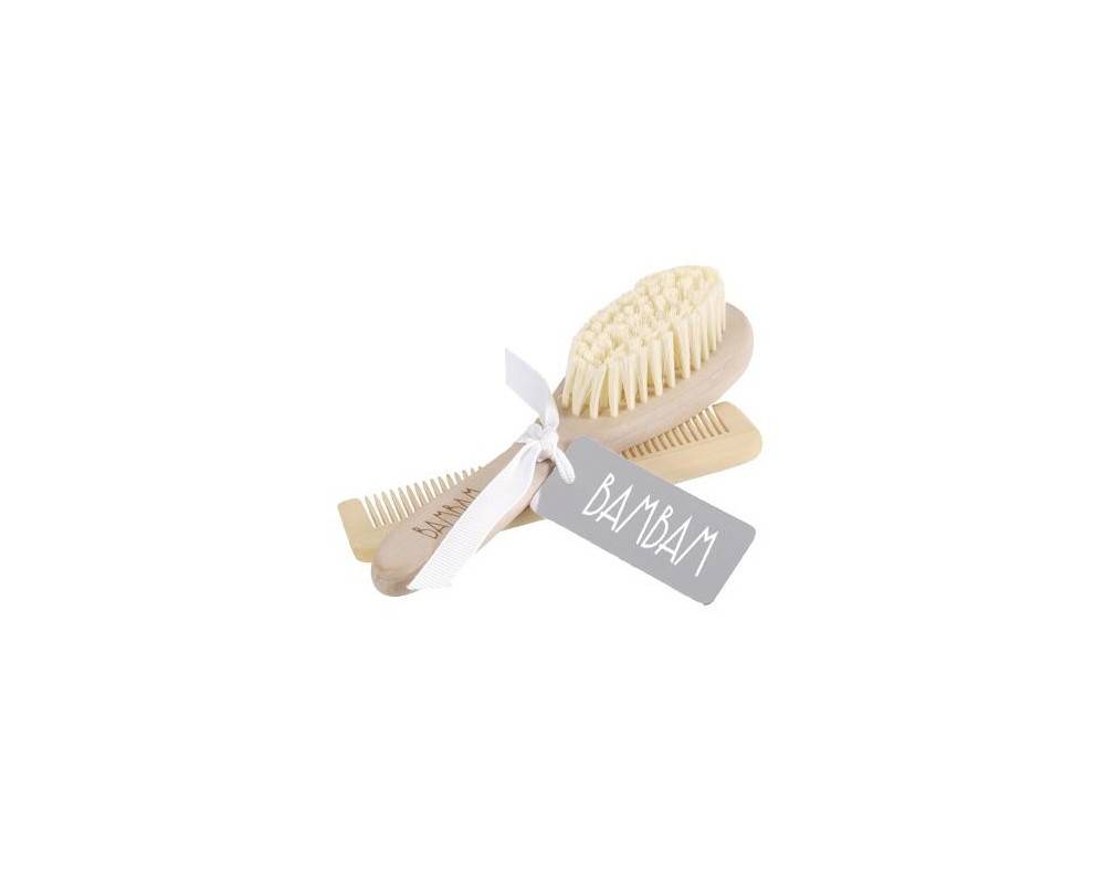 Eco Friendly Brush & Comb on displaycard