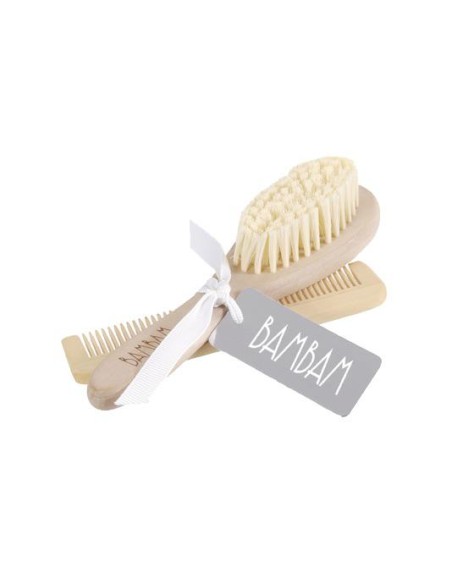 Eco Friendly Brush & Comb on displaycard