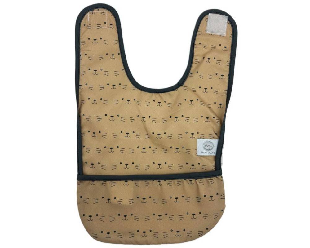 BABERO IMPERMEABLE DON BIGOTES MOSTAZA