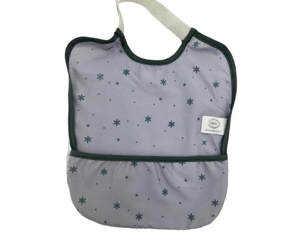 BABERO GOMA IMP  SKY GRIS