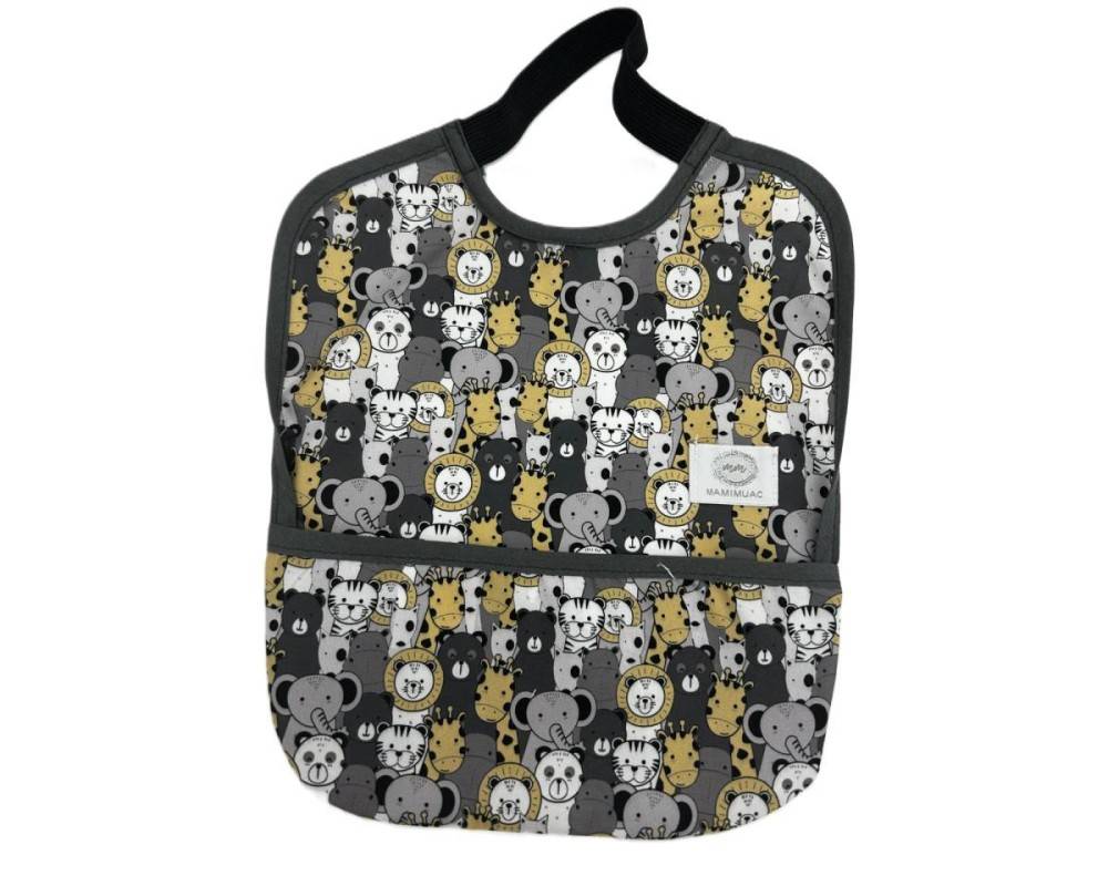 BABERO GOMA IMPERMEABLE ZOO MOSTAZA
