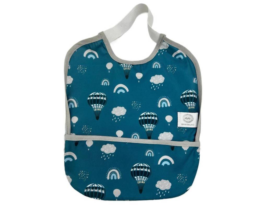 BABERO GOMA IMP  BALLOON AZUL