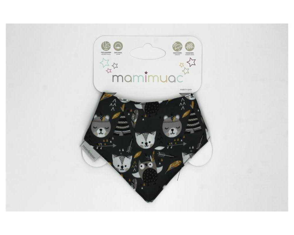 Bandana quitababas mapache mostaza