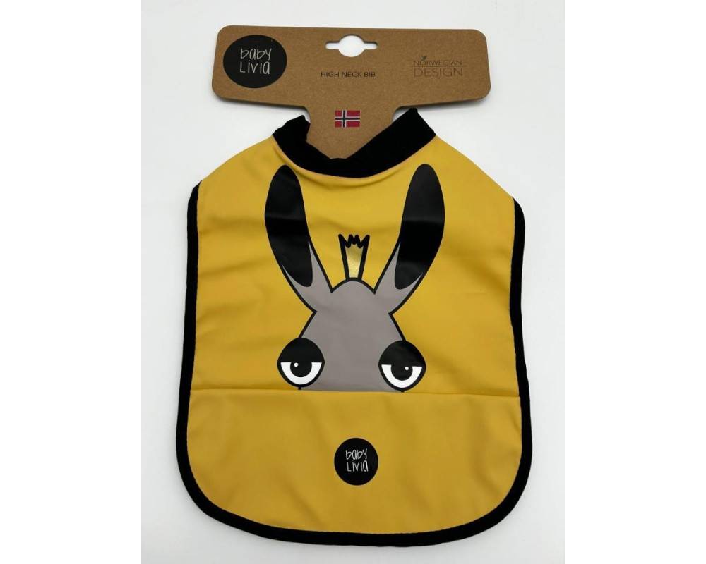 Babero donkey mostaza