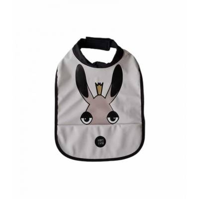 Babero donkey gris