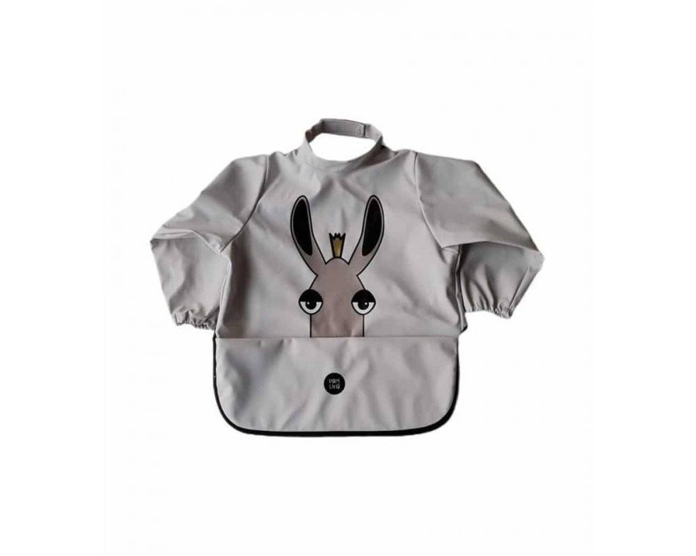 Babero Mangas donkey gris