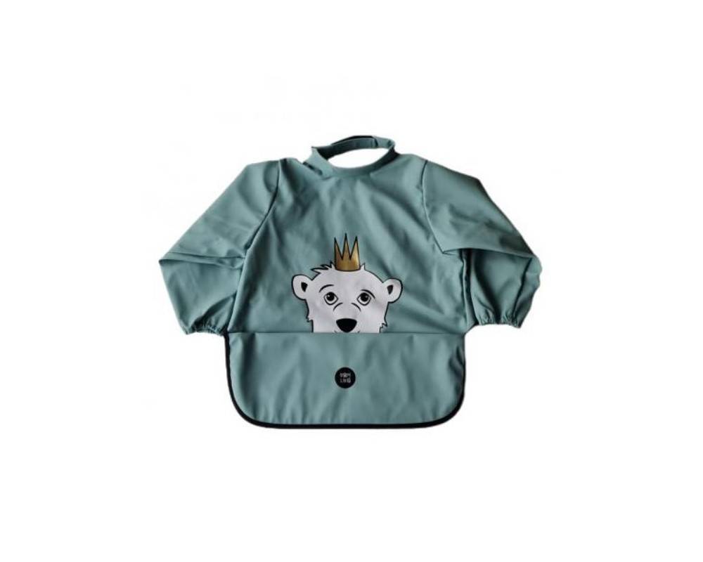Babero Mangas oso verde