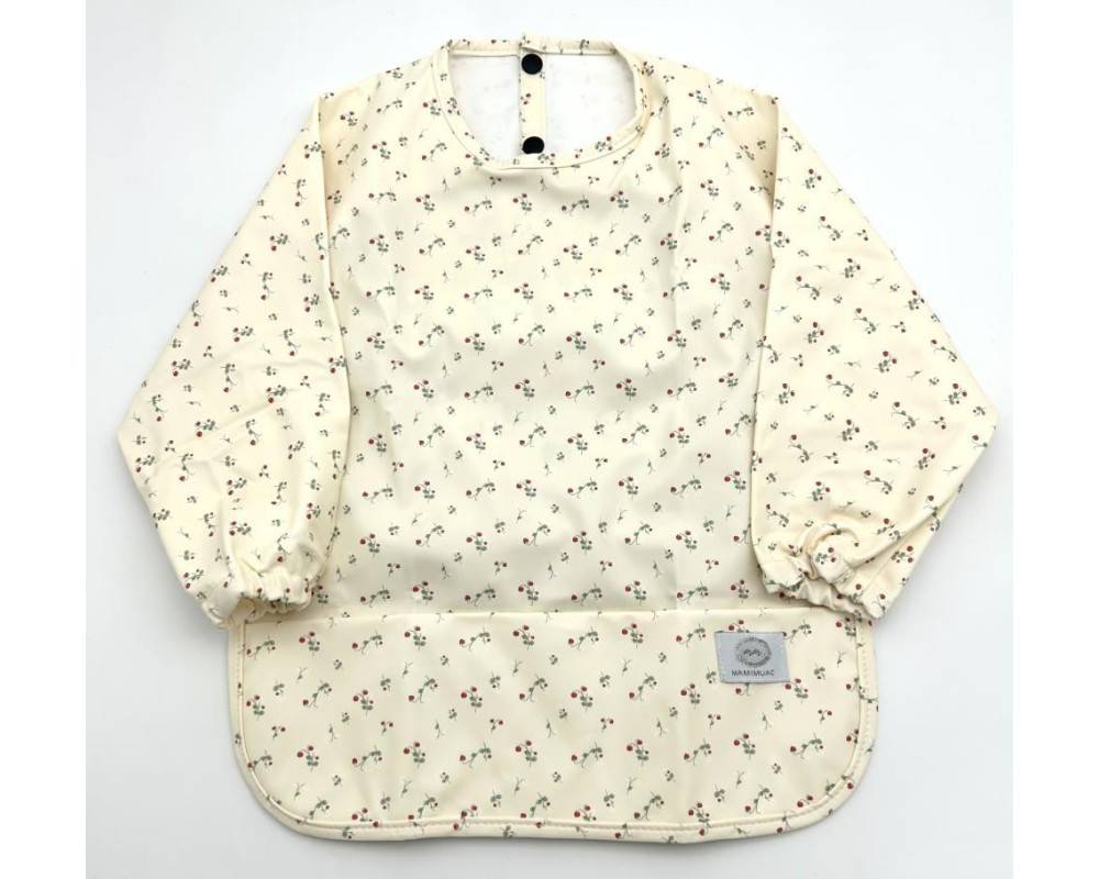 Babero mangas PU Talla S Fruta