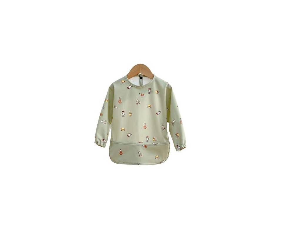 Babero mangas PU Talla S Green space
