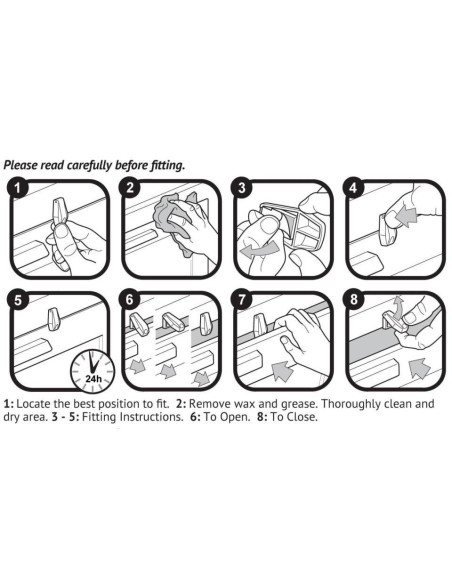 75 ANTI PINZAMIENTO CAJONES  pack de 4u  