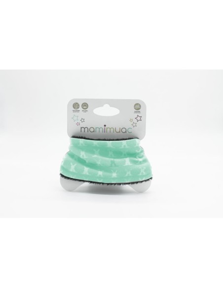 Cuello pelo conejo verde