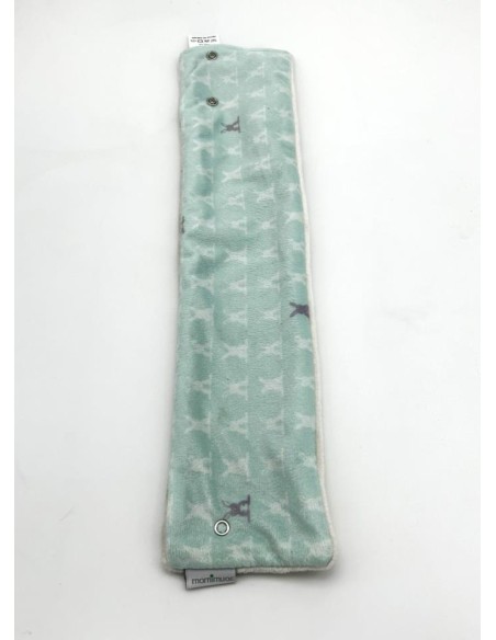 Cuello pelo conejo verde