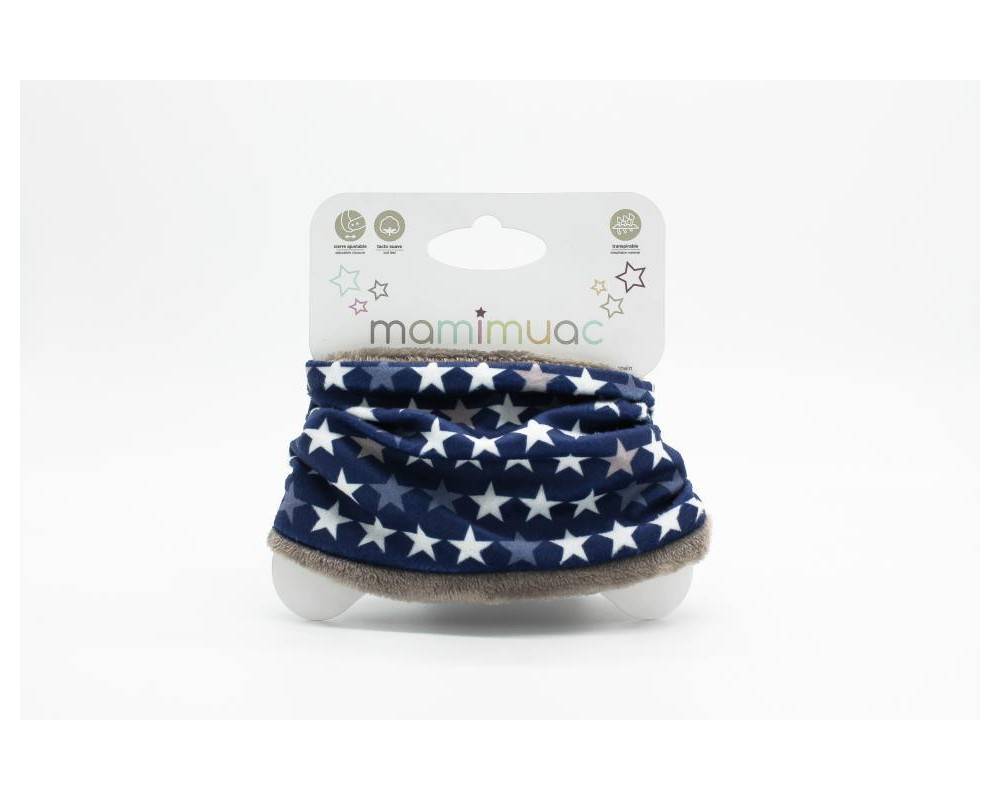 Cuello pelo estrella azul