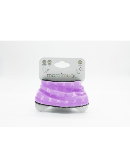 Cuello pelo conejo rosa