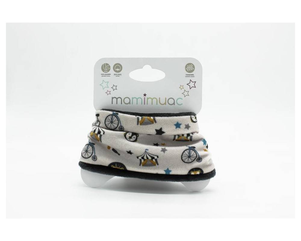 Cuello pelo circo gris