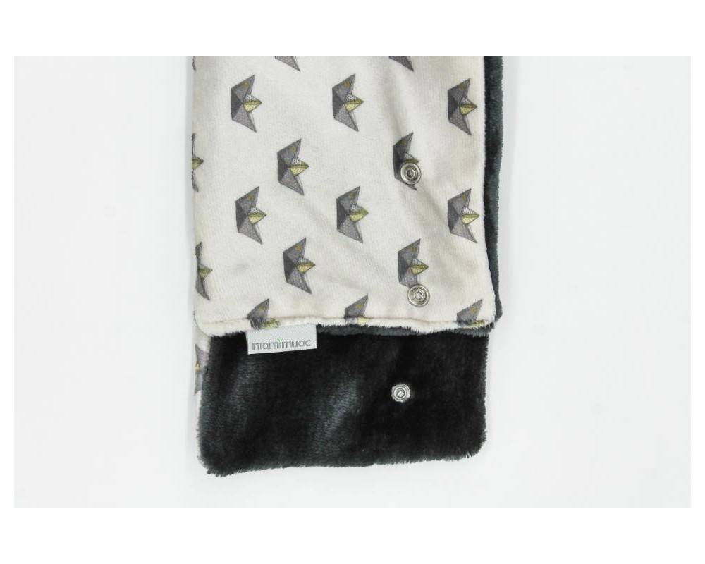 Cuello pelo barco gris