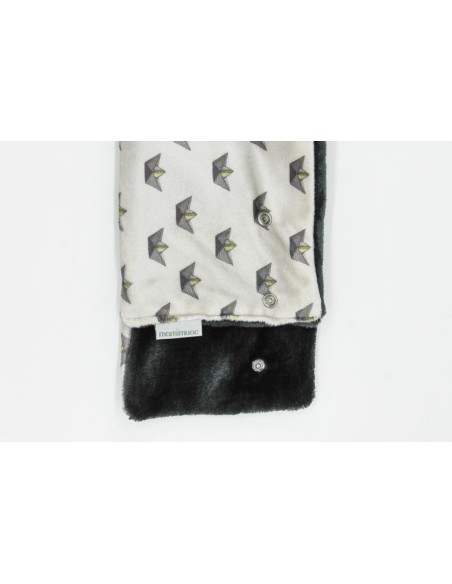 Cuello pelo barco gris