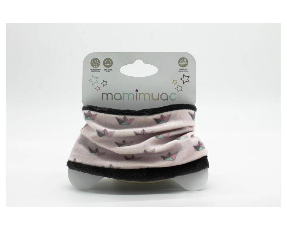 Cuello pelo barco rosa