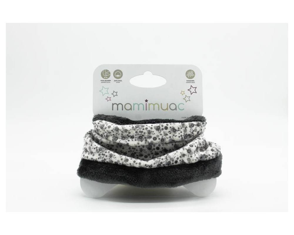 Cuello pelo liberty gris