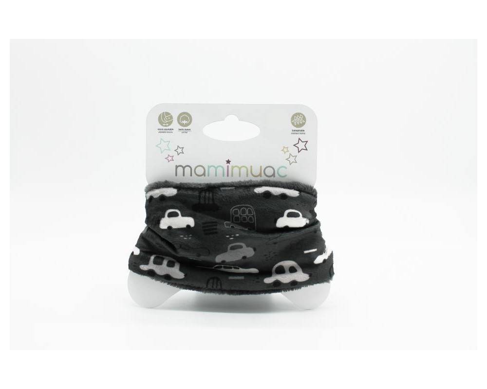Cuello pelo coches gris