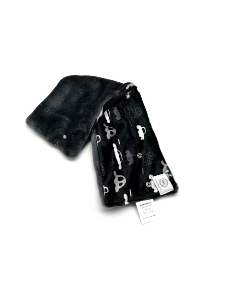 Cuello pelo coches gris