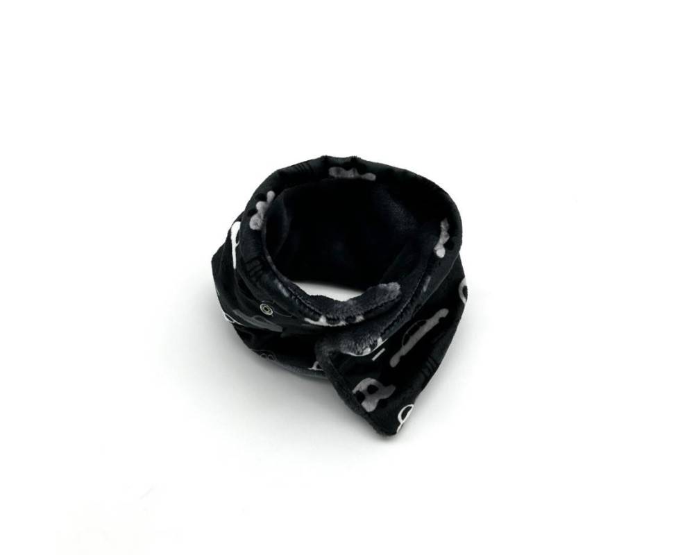 Cuello pelo coches gris