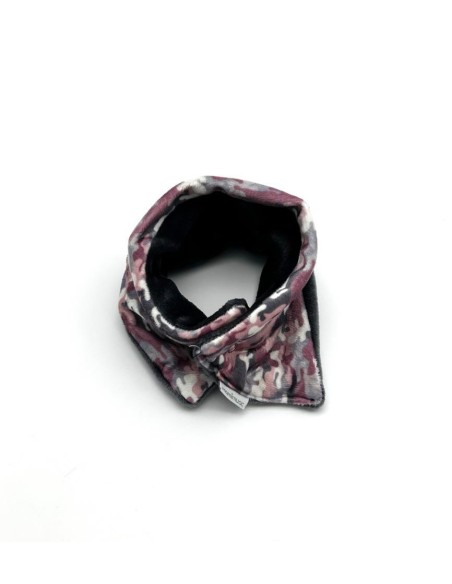 Cuello pelo Camuflaje rosa