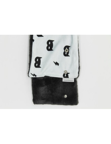 Cuello pelo mascara blanca