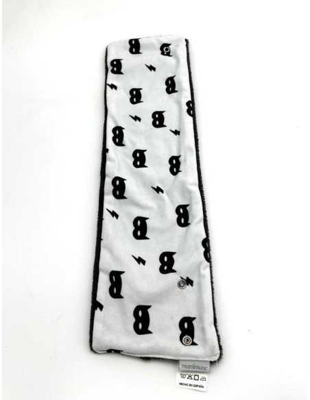 Cuello pelo mascara blanca