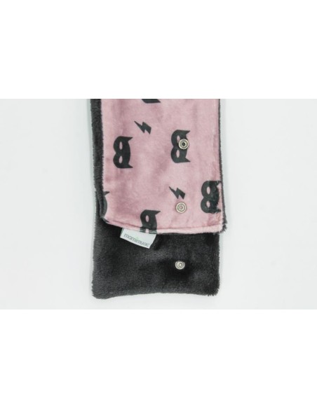 Cuello pelo mascara rosa